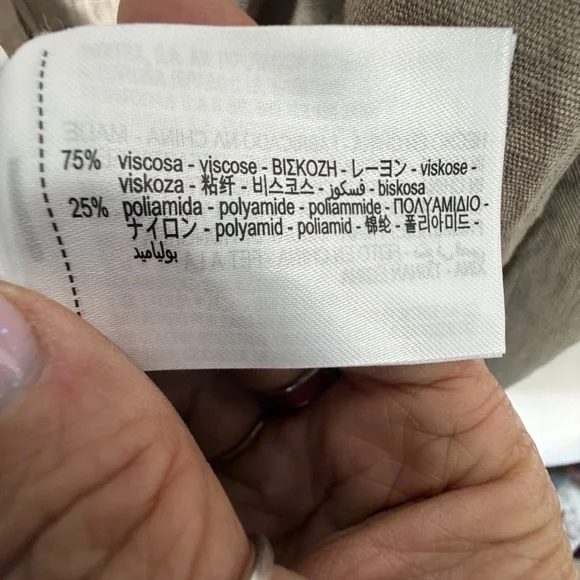 Zara Belted Textured Women's Long Sleeve Kimono Jacket In Beige/Tan Size M/L NWT - Picture 9 of 16